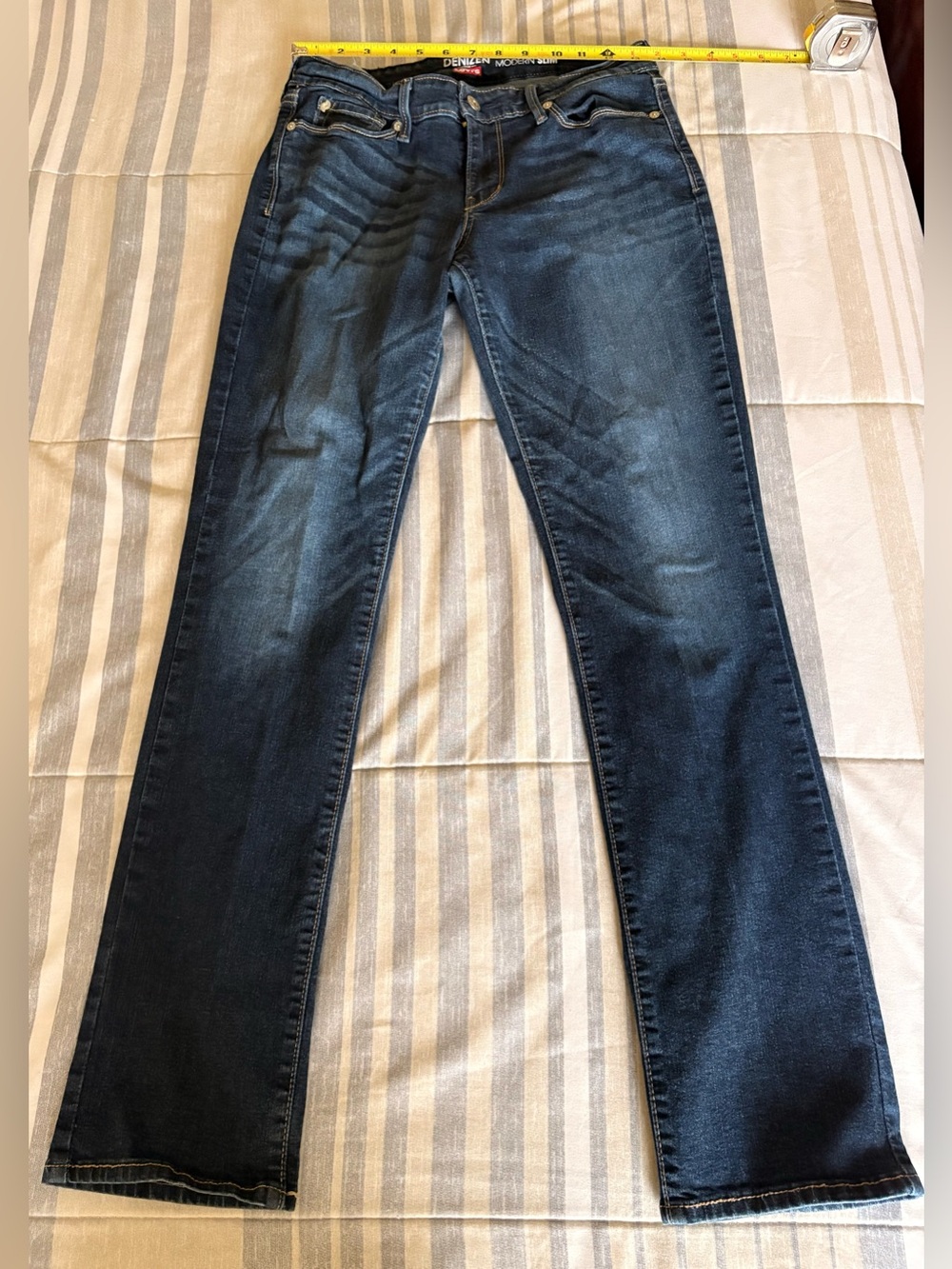 Denizen from Levi's Women's Dark Blue Boot-Cut Jeans